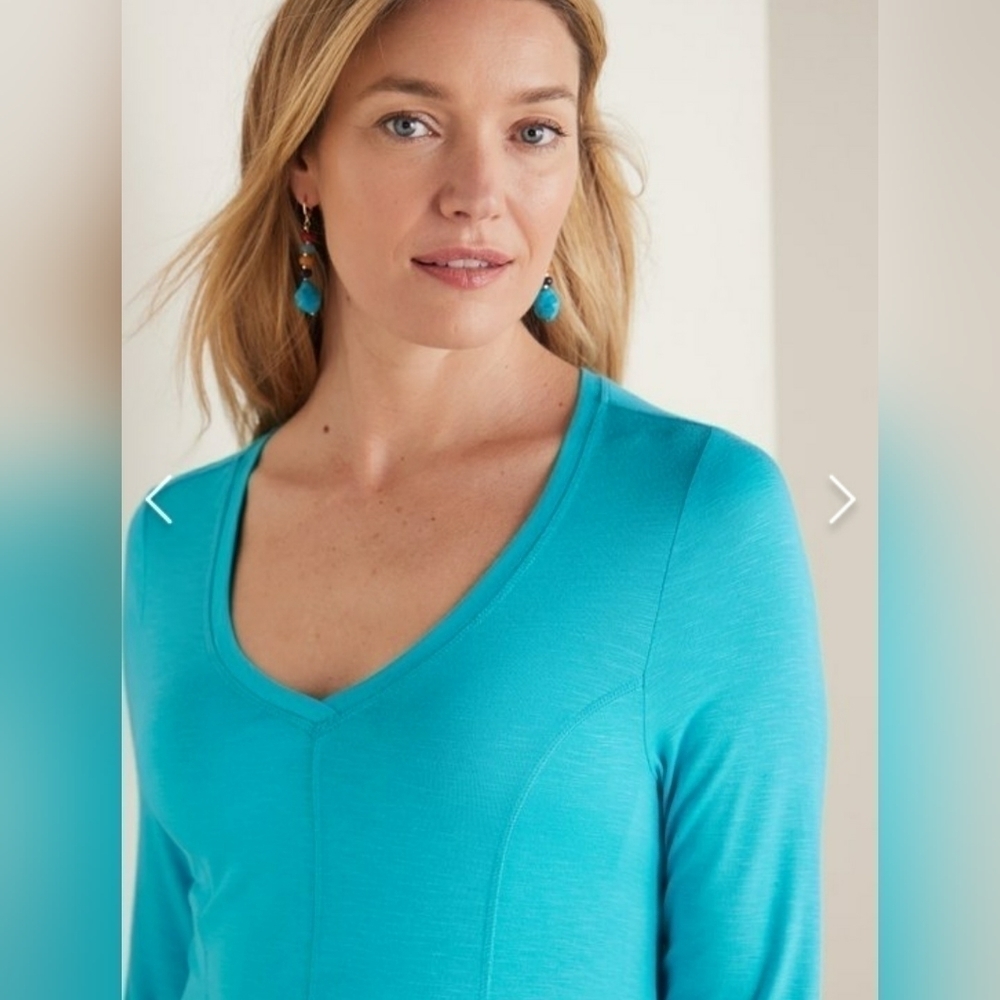 🔥Soft Surroundings Amelia A-Line Tunic, Size M - Picture 3 of 11